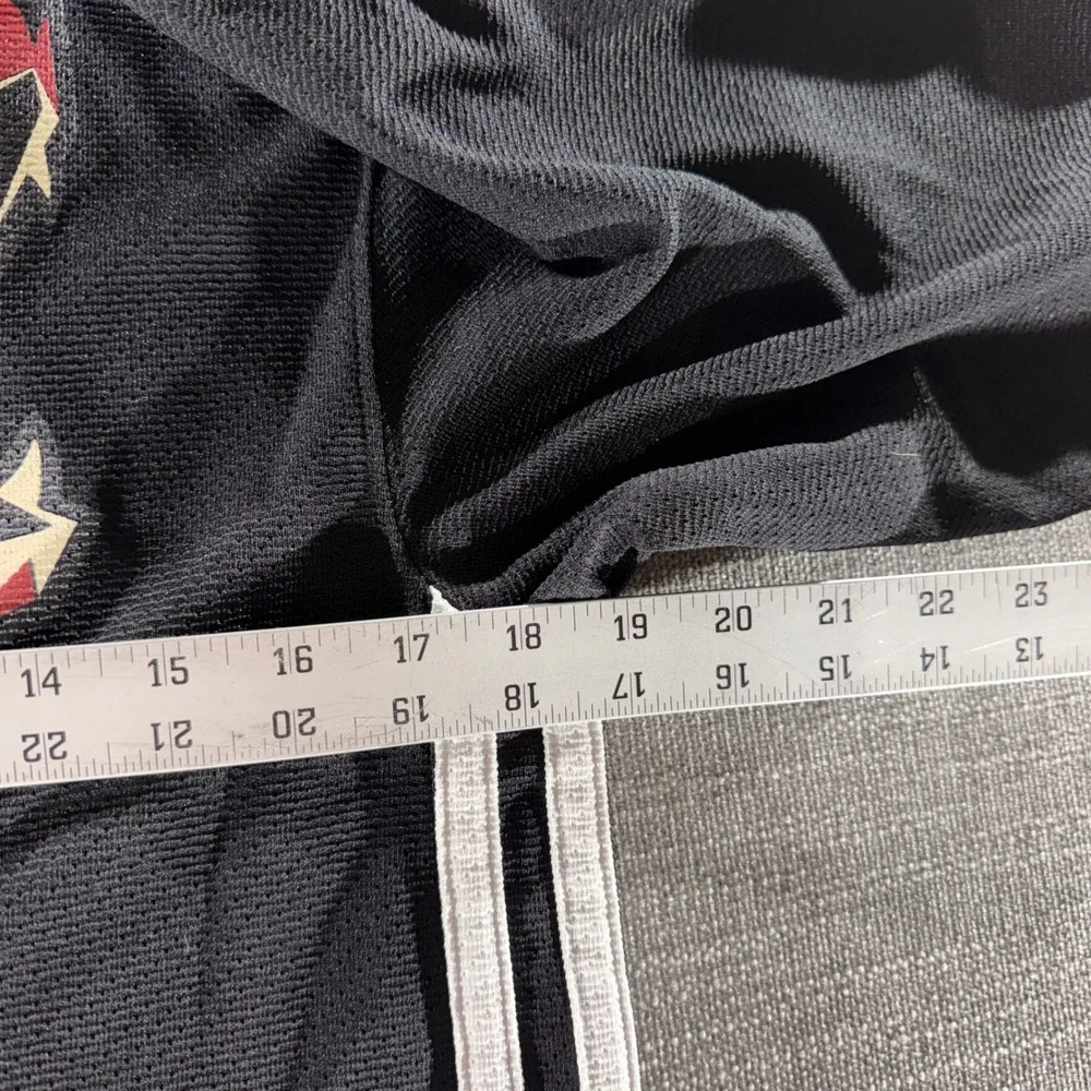 Adidas‎ Arizona Coyotes Hockey Jersey Youth S/M Black Excellent Sponsor Logos